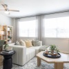 Living Room with Work from Home Space